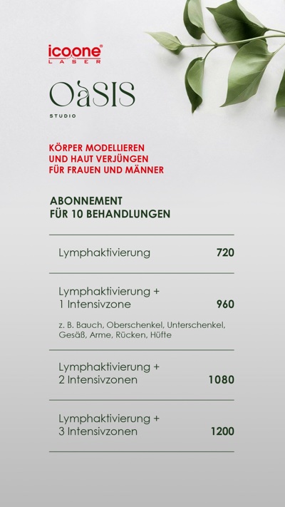 Preise der Körperkonturierung und Hautverjüngung 